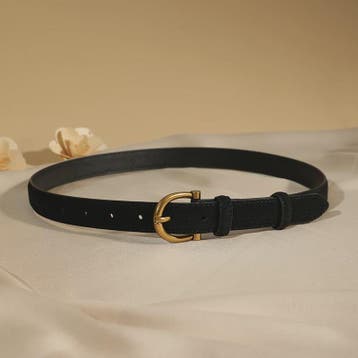 Luxe Suède Riem voor Dames met Stijlvolle Gouden Gesp - Echt, Kleding | Dames, Riemen en Ceinturen, Verzenden, Nieuw
