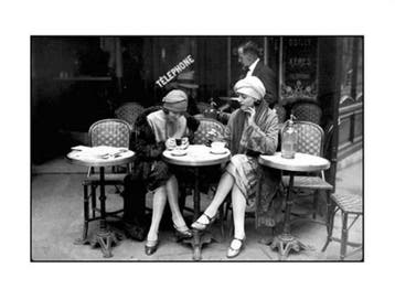 Kunstdruk Roger Violet - Café et Cigarette 80x60cm, Verzenden, Nieuw