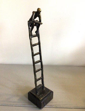 Corry Ammerlaan - sculptuur, “ De Denker “ Originele versie