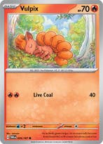 Vulpix 026/167 reverse holo Twilight Masquerade, Ophalen of Verzenden, Nieuw, Losse kaart, Foil