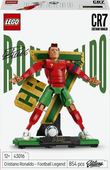 LEGO Editions Cristiano Ronaldo - Voetballegende CR 7 Bouwpa, Kinderen en Baby's, Speelgoed | Playmobil, Verzenden, Nieuw