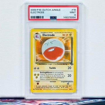 Pokémon Graded card - ELECTRODE #18 - Pokémon - PSA 9, Nieuw