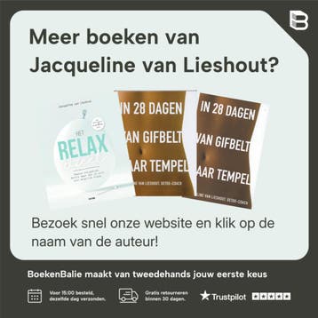 In 28 dagen van gifbelt naar tempel - Jacqueline van, Verzenden, Zo goed als nieuw, Jacqueline van Lieshout