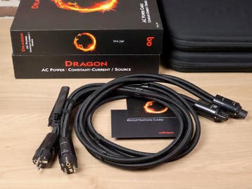 AudioQuest Dragon Source high end audio power cables 1,5 met, Audio, Tv en Foto, Ophalen of Verzenden, Gebruikt, Overige kabels