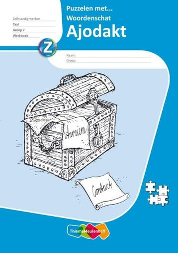 Puzzelen met 5 ex Woordenschat Groep 7 - Ofkje Teekens, Verzenden, Zo goed als nieuw, Ofkje Teekens