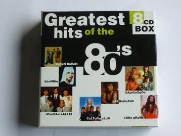 Greatest Hits of the 80s (8 CD Box) disky, Cd's en Dvd's, Cd's | Verzamelalbums, Verzenden, Zo goed als nieuw