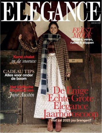 Elegance abonnement 8 nummers cadeau abonnement, Boeken, Tijdschriften en Kranten, Verzenden, Nieuw, Gossip of Showbizz