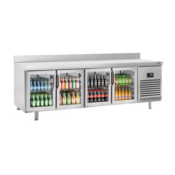 GGM Gastro | Koelwerkbank PREMIUM PLUS - 2452x600mm - 525 |, Verzenden, Nieuw in verpakking, RVS Meubilair