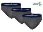 3 stuks herenslips - Bamboe - Ondergoed - Antraciet, Kleding | Dames, Verzenden