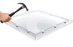 Lichtkoepel Homelite slagvast polycarbonaat (Superdeal), Verzenden, Nieuw
