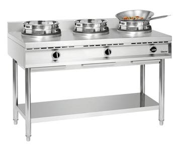 Bartscher Wokkookplaat | Gas | 3 Branders | 34.5kW | 1500x60, Ophalen of Verzenden, Nieuw in verpakking