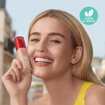 Bourjois Healthy Mix Clean Vegan Foundation -49.5N FAIR, Ophalen of Verzenden, Nieuw, Gehele gezicht, Make-up