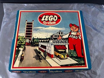 Lego Set - Classic Town - 236-2 LEGO Garage and Van - 1957, Nieuw
