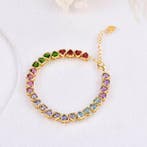 Zonder minimumprijs - Armband Zilver - Gemengde edelstenen -, Nieuw