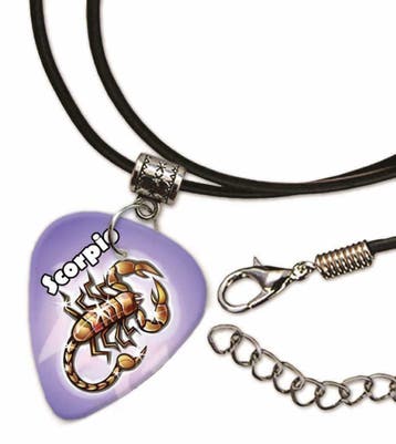Schorpioen plectrum ketting, sleutelhanger of oorbellen, Ophalen of Verzenden, Nieuw