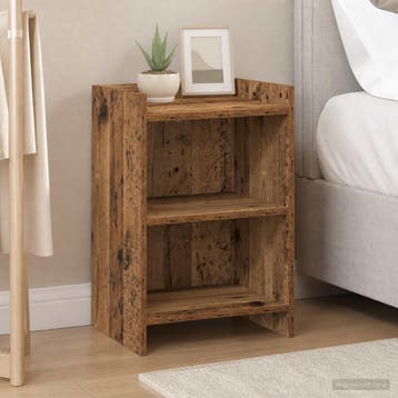 vidaXL Nachtkastjes Oud hout 40 x 30 x 60 cm Bewerkt hout, Huis en Inrichting, Minder dan 45 cm, Verzenden, Nieuw, 55 tot 70 cm