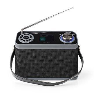 DAB+ radio | Nedis (8W, Alarmklok, Bluetooth), Verzenden, Nieuw