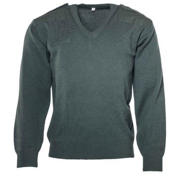 KL marechaussee commando trui 100% Wol met v-hals, leger..., Ophalen of Verzenden, Gebruikt, Kleding