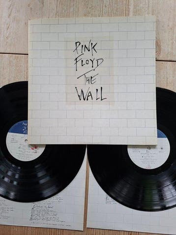Pink Floyd - The Wall 2 LP + Rare Sticker (First Holland, Nieuw in verpakking