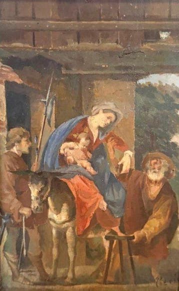 Giovanni Carnovali (1804-1873) - Riposo durante la fuga in