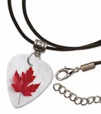 Esdoornblad plectrum ketting, sleutelhanger of oorbellen, Ophalen of Verzenden, Nieuw