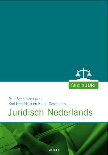 Juridisch Nederlands / Studie Juri / 7 - K. Deschamps, Verzenden, Gelezen, K. Deschamps