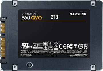 Samsung 860 QVO - SSD - 2 TB - 2.5 inch SATA, Computers en Software, Harde schijven, Verzenden, Refurbished