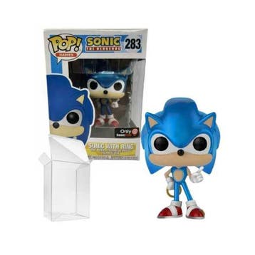 Funko Pop! Sonic the Hedgehog: Sonic #283 Metallic Gamestop, Verzamelen, Poppetjes en Figuurtjes, Verzenden, Nieuw