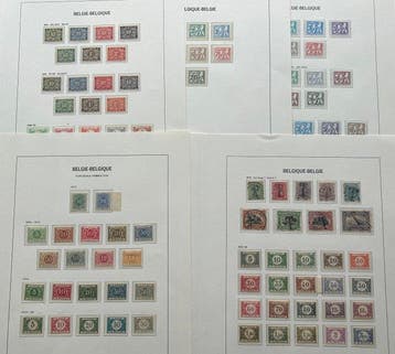 België 1870/1986 - Volledige verzameling Strafportzegels op, Gestempeld
