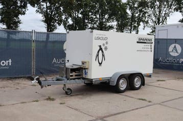 Veiling: Gesloten Koelaanhangwagen Van Weel VW 2000kg 2005, Ophalen, Gebruikt
