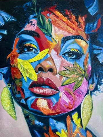 Yamila Machado Velázquez (XXI) - Mosaico de Flora, Antiek en Kunst