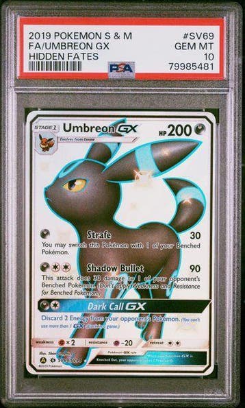 Umbreon GX (HIF SV69) PSA 10, Ophalen of Verzenden, Nieuw