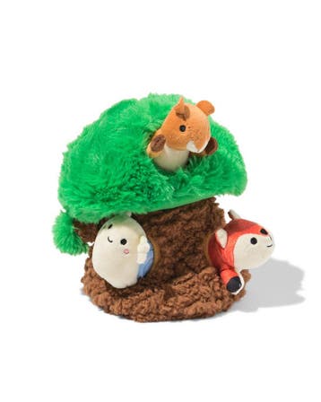 HEMA Pluche huisje boomstronk van €14.99 voor €10 sale, Verzenden, Nieuw