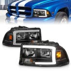 ANZO 97-04 Dodge Dakota/Durango Crystal headlight Set w/, Ophalen of Verzenden, Nieuw