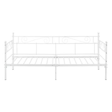 Eenpersoons slaapbank Kerava met matras 90x200 cm wit, Huis en Inrichting, Slaapkamer | Bedden, Verzenden, Nieuw