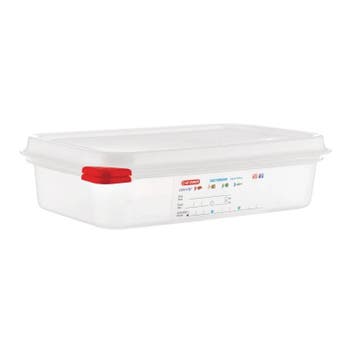 Araven Voedseldozen 1/4 GN met deksel | 1,8 liter, Verzenden