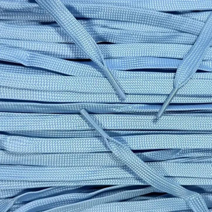 Glow in the Dark veters - Pastelblauw • 120  cm x 9 mm, Kleding | Heren, Schoenen, Ophalen of Verzenden