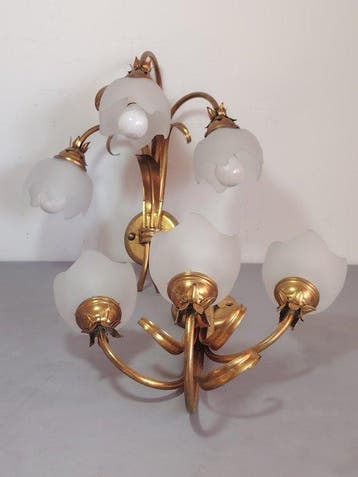 Italian Florentine style vintage wall lamp (wall arm) -
