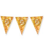 Vlaggenlijn 12,5 Jaar Getrouwd Brons (10m), Ophalen of Verzenden, Nieuw