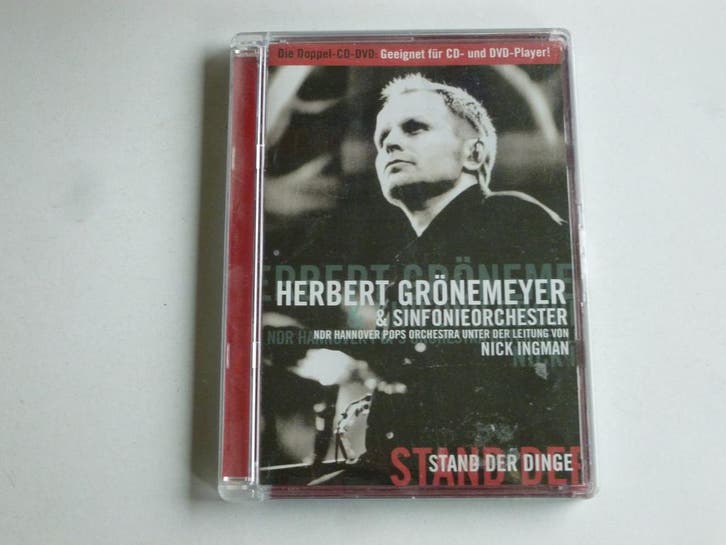 Herbert Grönemeyer & Sinfonieorchester - Stand der Dinge (CD, Cd's en Dvd's, Cd's | Schlagers, Zo goed als nieuw, Ophalen of Verzenden