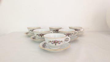 Richard Ginori - Theeservies (12) - Decoro fuori fabbrica -