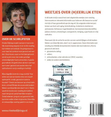 Weetjes over (h)eerlijk eten 9789081821520 Rineke Dijkinga, Verzenden, Gelezen, Rineke Dijkinga