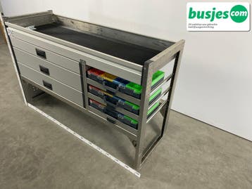 Aluca bedrijfswageninrichting 1500x529x950mm (3163), Auto diversen, Ophalen of Verzenden