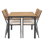 Tuinset / Eetset Rhodos - Acaciahout - 5-delig, Verzenden, Nieuw