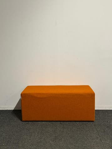 Rohde & Grahl - Poef - 165x45x45cm - Oranje, Vergader- of Presentatieruimte, Ophalen of Verzenden, Gebruikt, Stoel