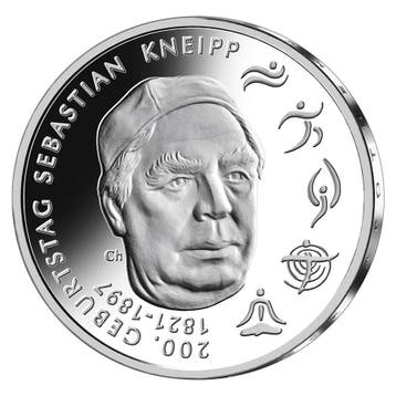 Duitsland 20 Euro Sebastian Kneipp 2021, Verzenden