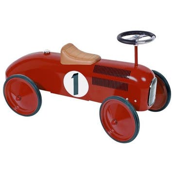 Goki Loopauto Metaal Rood (Kinderen, Loopauto'), Ophalen of Verzenden, Nieuw