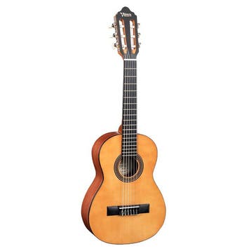 Valencia VC201 Klassieke Gitaar 1/4 Naturel Satin, Ophalen of Verzenden, Nieuw