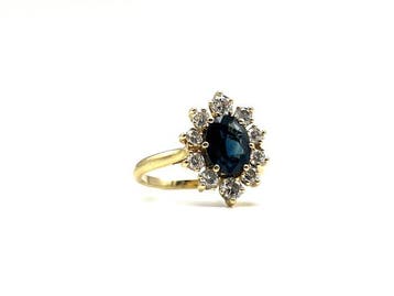 Zonder minimumprijs - Ring - 18 karaat Geel goud - 1.00ct., Nieuw
