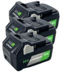 3 stuks: Hikoki Multivolt BSL36A18, 123accu huismerk, Doe-het-zelf en Verbouw, Gereedschap | Machine-onderdelen en Toebehoren